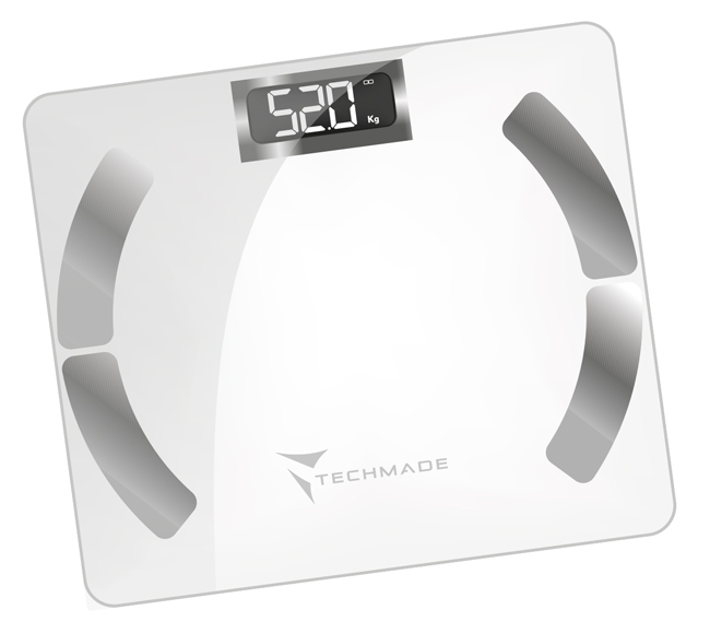 TECHMADE BILANCIA SMART WHITE - Farmastop