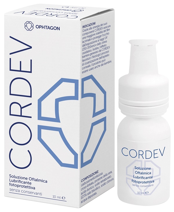 CORDEV SOLUZIONE OFTALMICA LUBRIFICANTE OF 10 ML - Farmastop