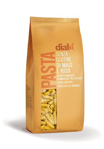 DIALSI' PASTA SENZA GLUTINE DI MAIS E RISO FUSILLI 33 800 G - Farmastop