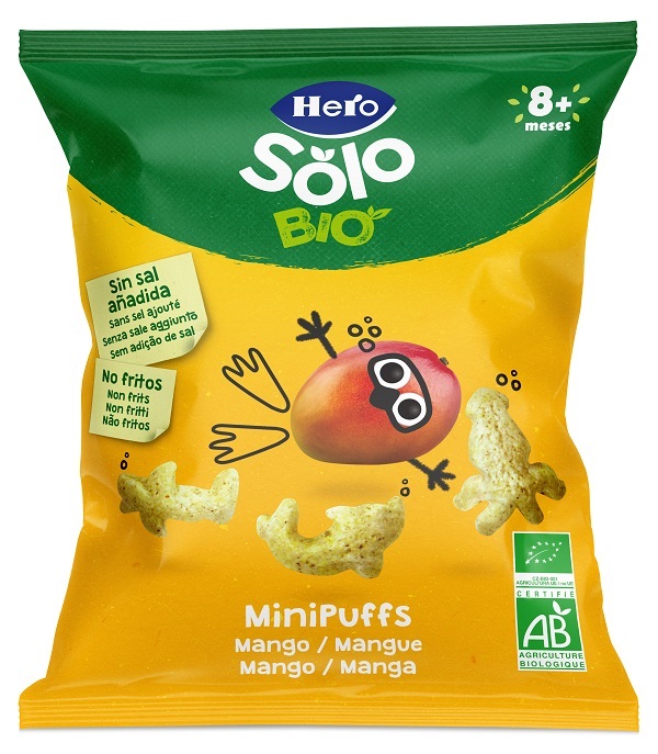 HERO SOLO SNACK MINI PUFF MANGO 18 G - Farmastop