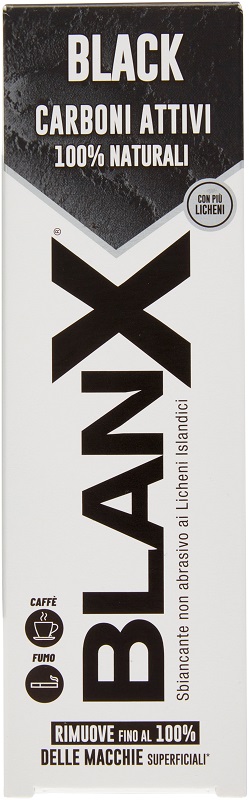 BLANX BLACK CARBONE DENTIFRICIO 75 ML - Farmastop