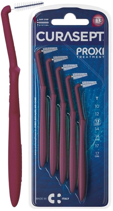 CURASEPT PROXI T13 CONE ANGLE BORDEAUX - Farmastop