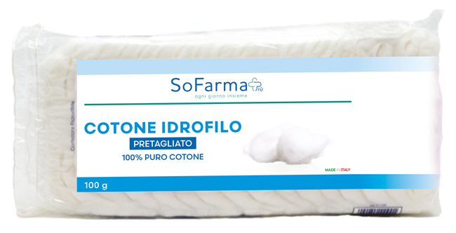 COTONE IDROFILO PRETAGLIATO 100 G SOFARMAPIU' - Farmastop