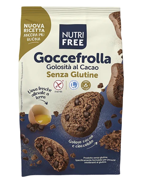 NUTRIFREE GOCCEFROLLA GOLOSITA' AL CACAO 300 G - Farmastop