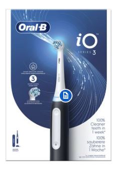 ORALB IO3S BLACK SPAZZOLINO ELETTRICO - Farmastop