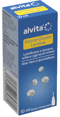 GOCCE OCULARI LENITIVE ALVITA 10 ML - Farmastop