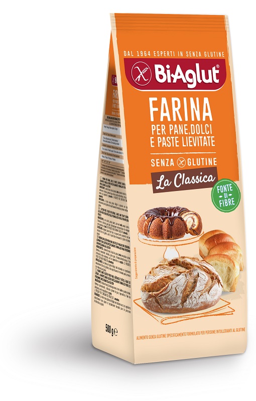 BIAGLUT FARINA SENZA GLUTINE CLASSICA 500 G - Farmastop