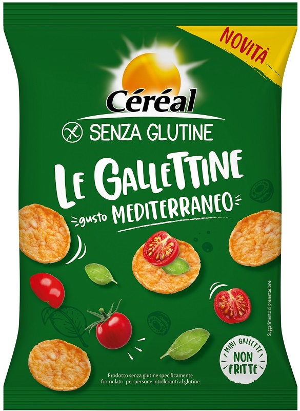 CEREAL SENZA GLUTINE GALLETTINE GUSTO MEDITERRANEO 70 G - Farmastop