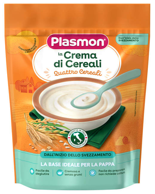 PLASMON CEREALI CREMA AI 4 CEREALI 200 G - Farmastop