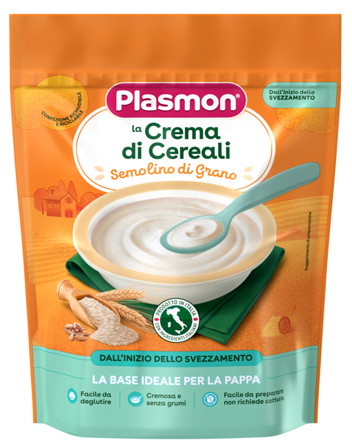 PLASMON CEREALI SEMOLINO DI GRANO 200 G - Farmastop