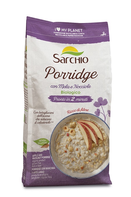 PORRIDGE MELA NOCCIOLE 250 G - Farmastop