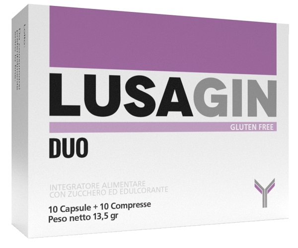 LUSAGIN DUO 10 CAPSULE + 10 COMPRESSE - Farmastop