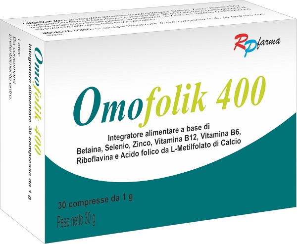 OMOFOLIK 400 30 COMPRESSE - Farmastop