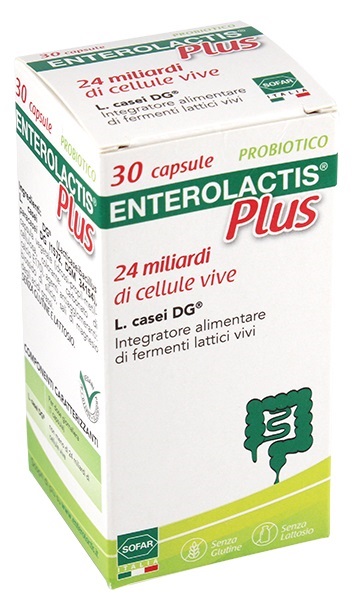 ENTEROLACTIS PLUS 30 CAPSULE - Farmastop