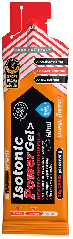 ISOTONIC POWER GEL ORANGE 60 ML - Farmastop