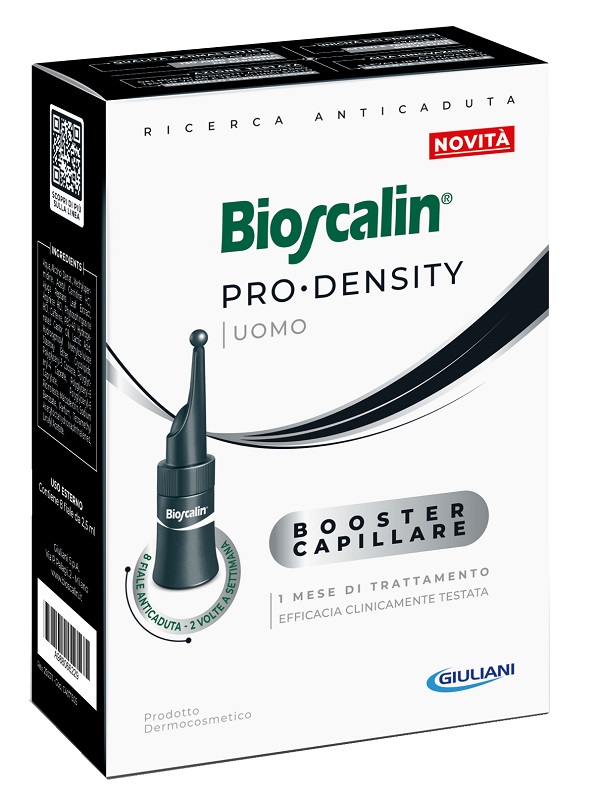BIOSCALIN PRO DENSITY UOMO BOOSTER CAPILLARE 8 FIALE X 2,5ML - Farmastop