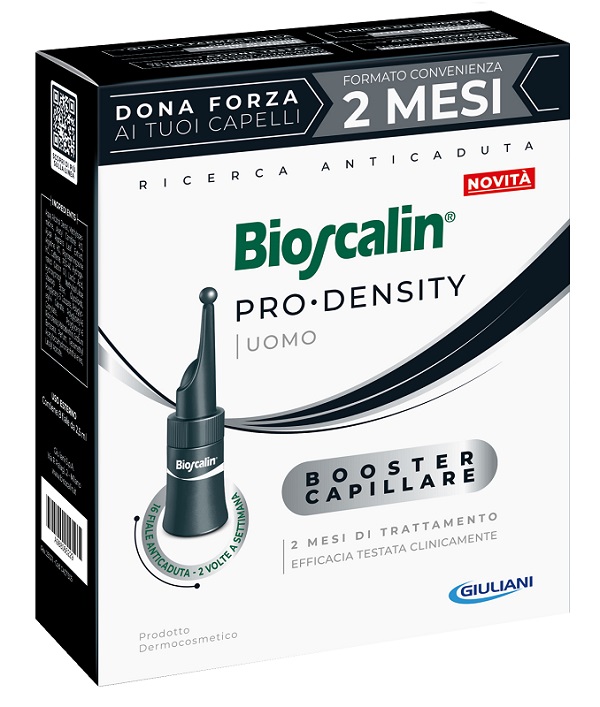 BIOSCALIN PRO DENSITY UOMO BOOSTER CAPILLARE 16 FIALE X 2,5ML - Farmastop