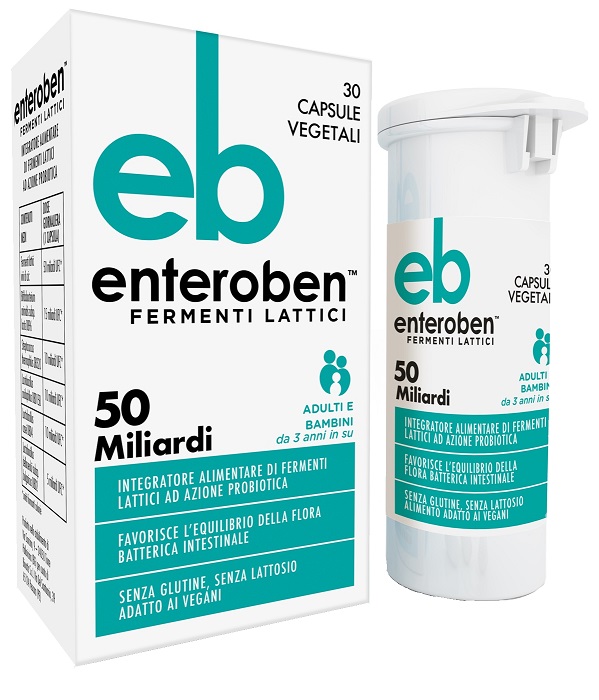 ENTEROBEN 50MLD 30 CAPSULE VEGETALI - Farmastop