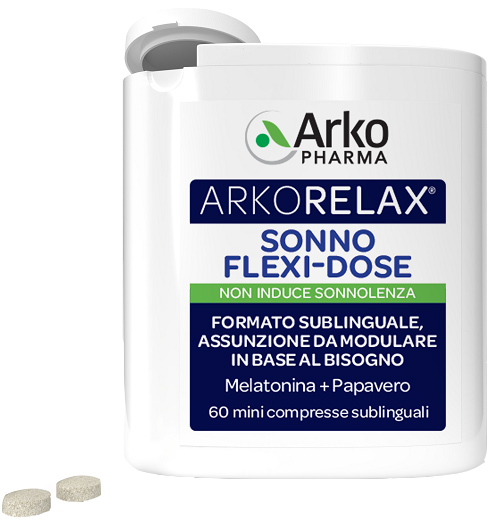 ARKORELAX SONNO FLEXI DOSE 60 MINI COMPRESSE - Farmastop