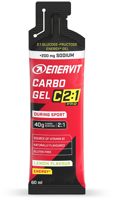 ENERVIT C2 1 PRO CARBO GEL LEMON CON SODIO 60 ML - Farmastop