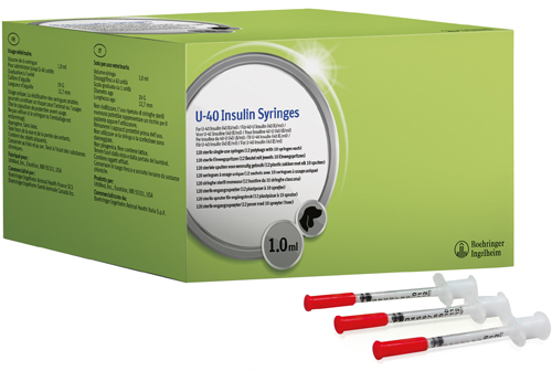 PROZINC SIRINGA INSULINA U-40 USO VETERINARIO 1 ML 12 BUSTE DA 10 SIRIGHNE - Farmastop