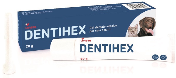 DENTIHEX GEL DENTALE ADESIVO PER CANI E GATTI 20 G - Farmastop