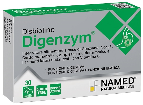 DISBIOLINE DIGENZYM AB 30 COMPRESSE - Farmastop
