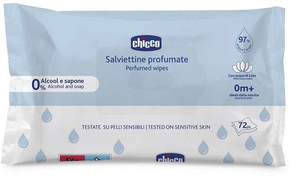 CHICCO SALVIETTE 72 PEZZI NO PLAQUE - Farmastop