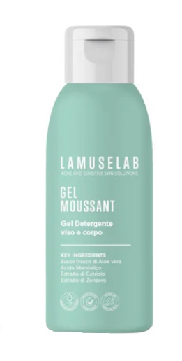 LAMUSELAB GEL MOUSSANT DETERGENTE VISO E CORPO 100 ML - Farmastop