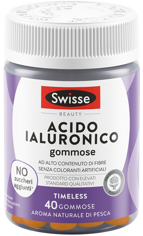SWISSE ACIDO IALURONICO 40 GOMMOSE - Farmastop