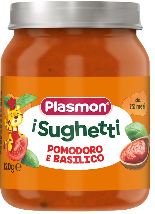 PLASMON I SUGHETTI POMODORO E BASILICO 120 G - Farmastop
