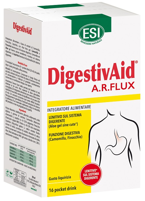 ESI DIGESTIVAID AR FLUX 16 POCKET DRINK - Farmastop