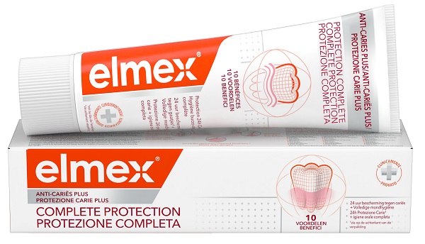 ELMEX DENTIFRICIO CARIES PLUS PROTEZIONE COMPLETA 75 ML - Farmastop