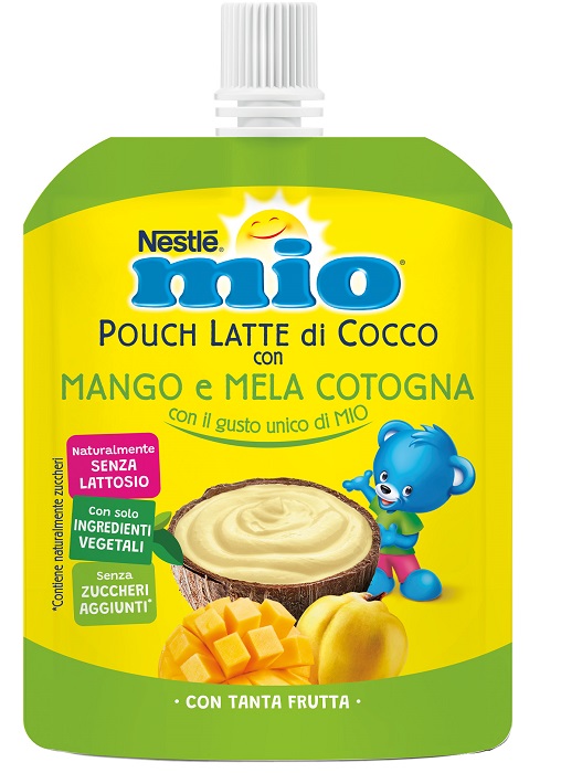 MIO POUCH LATTE DI COCCO CON MANGO E MELA COTOGNA 90 G - Farmastop