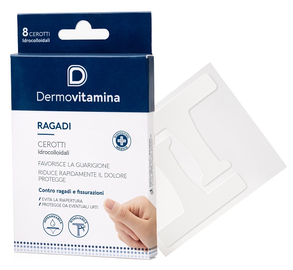 DERMOVITAMINA RAGADI CEROTTI 8 PEZZI - Farmastop