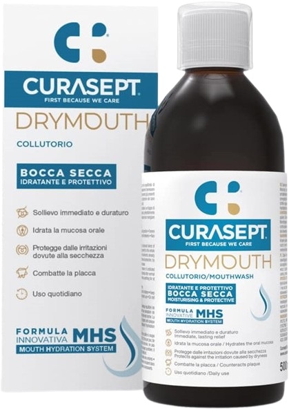CURASEPT DRYMOUTH COLLUTORIO 500 ML - Farmastop
