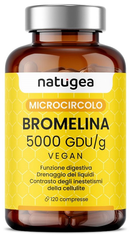 NATUGEA BROMELINA 5000 5000 GDU/G 120 COMPRESSE - Farmastop