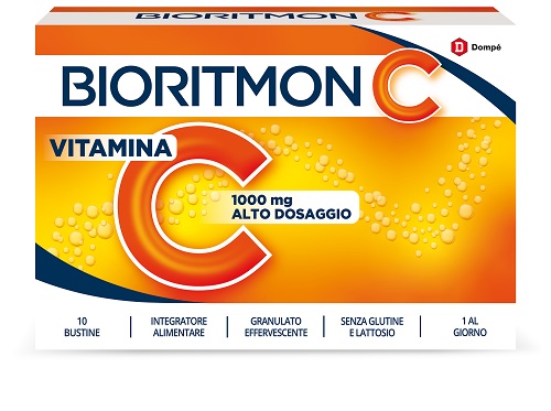 BIORITMON C 1000MG VITAMINA C 10 BUSTINE - Farmastop