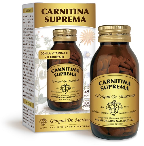 CARNITINA SUPREMA 180 PASTIGLIE 90 G - Farmastop