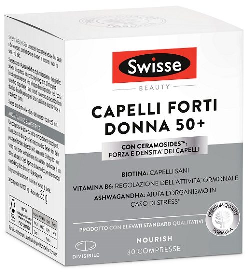 SWISSE CAPELLI FORTI DONNA 50+ 30 COMPRESSE - Farmastop