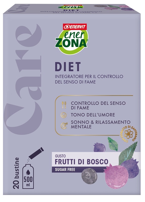 ENERZONA CARE DIET FRUTTI DI BOSCO 20 BUSTINE - Farmastop