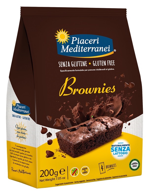 PIACERI MEDITERRANEI BROWNIES 200 G - Farmastop