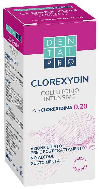 DENTALPRO COLLUTORIO CLOREXYDIN 0,20 200 ML - Farmastop