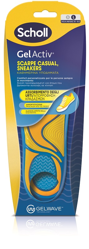 SCHOLL GELACTIV SCARPE CASUAL SNEAKERS MISURA LARGE NUOVA SERIE 2025 1 PAIO - Farmastop