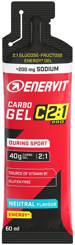 ENERVIT C2:1 PRO CARBO GEL SODIO NEUTRAL 60 ML GLUTEN FREE - Farmastop