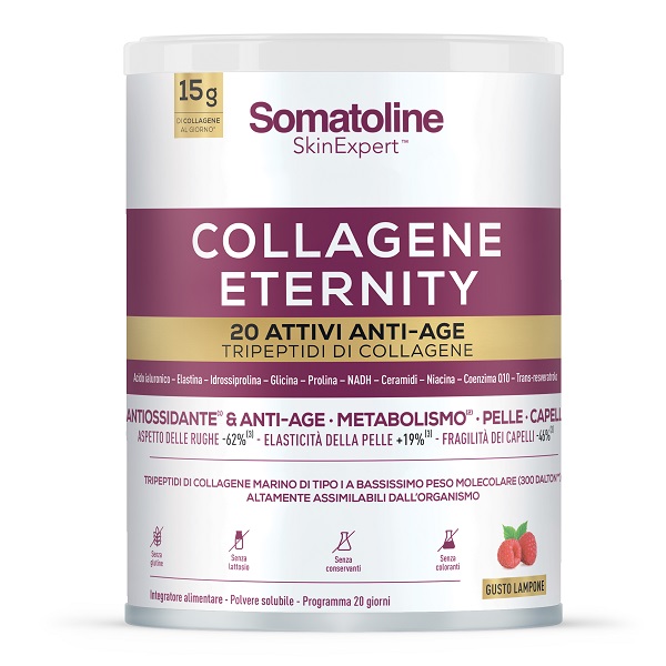 SOMATOLINE COLLAGENE ETERNITY 343 G SENZA GLUTINE SENZA LATTOSIO - Farmastop