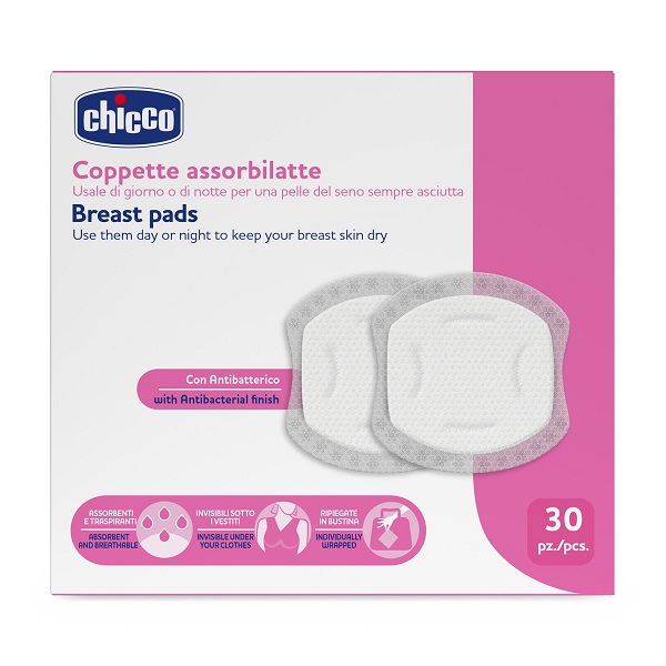 CHICCO COPPETTE ASSORBILATTE 30 PEZZI 2026 - Farmastop