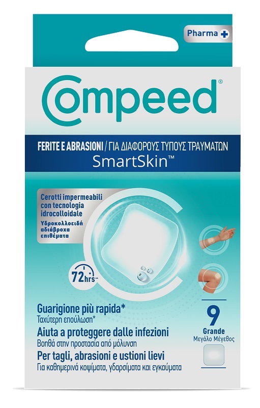 COMPEED CEROTTI FERITE E ABRASIONI GRANDE 10 PEZZI - Farmastop