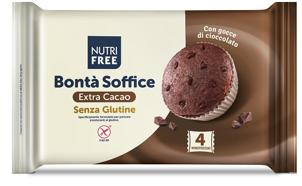 NUTRIFREE BONTA' SOFFICE EXTRA CACAO 140 G SENZA GLUTINE - Farmastop
