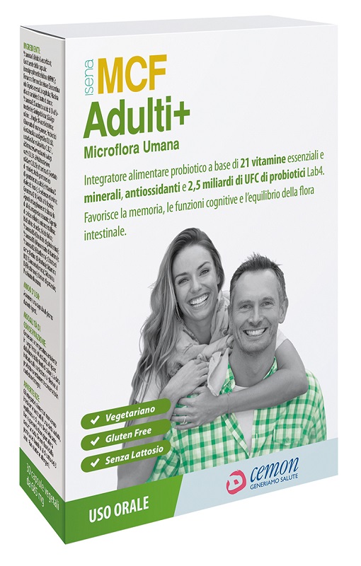 MCF ADULTI+ 30 CAPSULE VEGETALI 685 MG SENZA GLUTINE SENZA LATTOSIO - Farmastop
